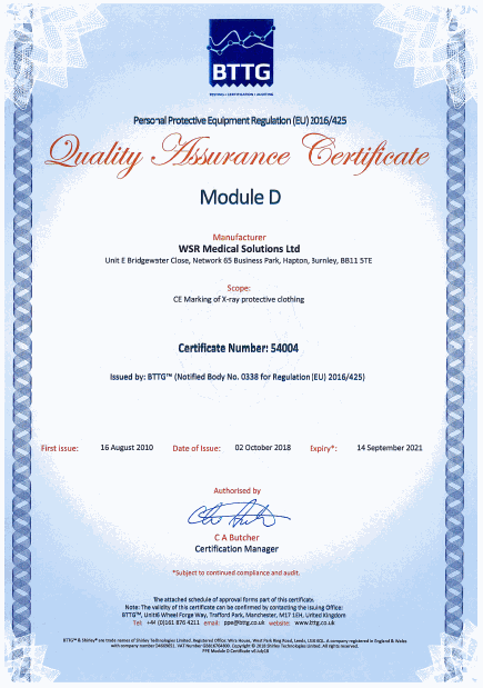 module D certification