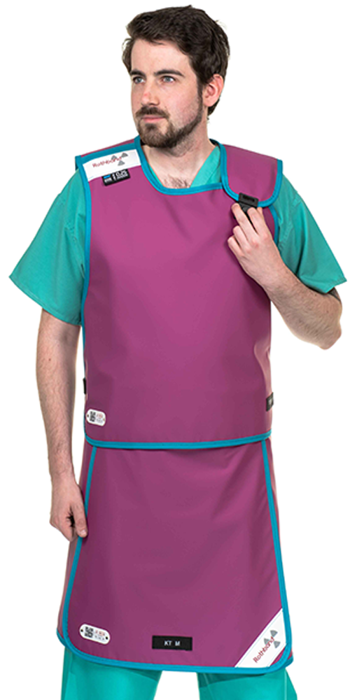 man in standard top apron