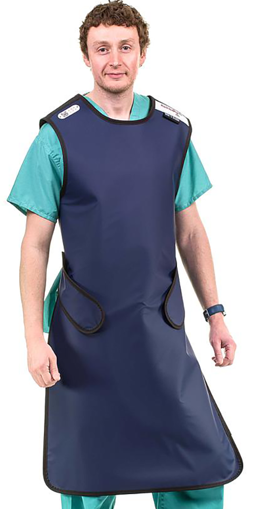 man in variweight apron